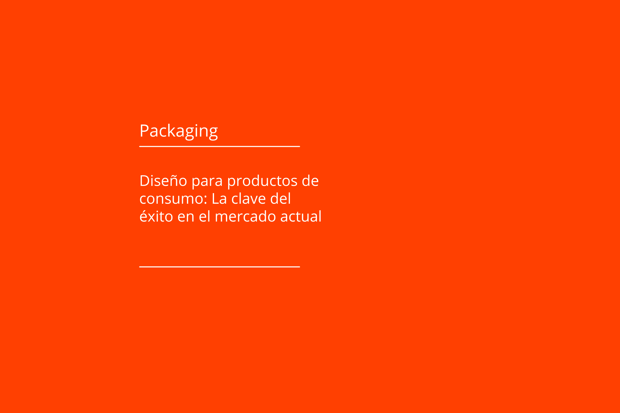 Diseño gráfico para productos de consumo