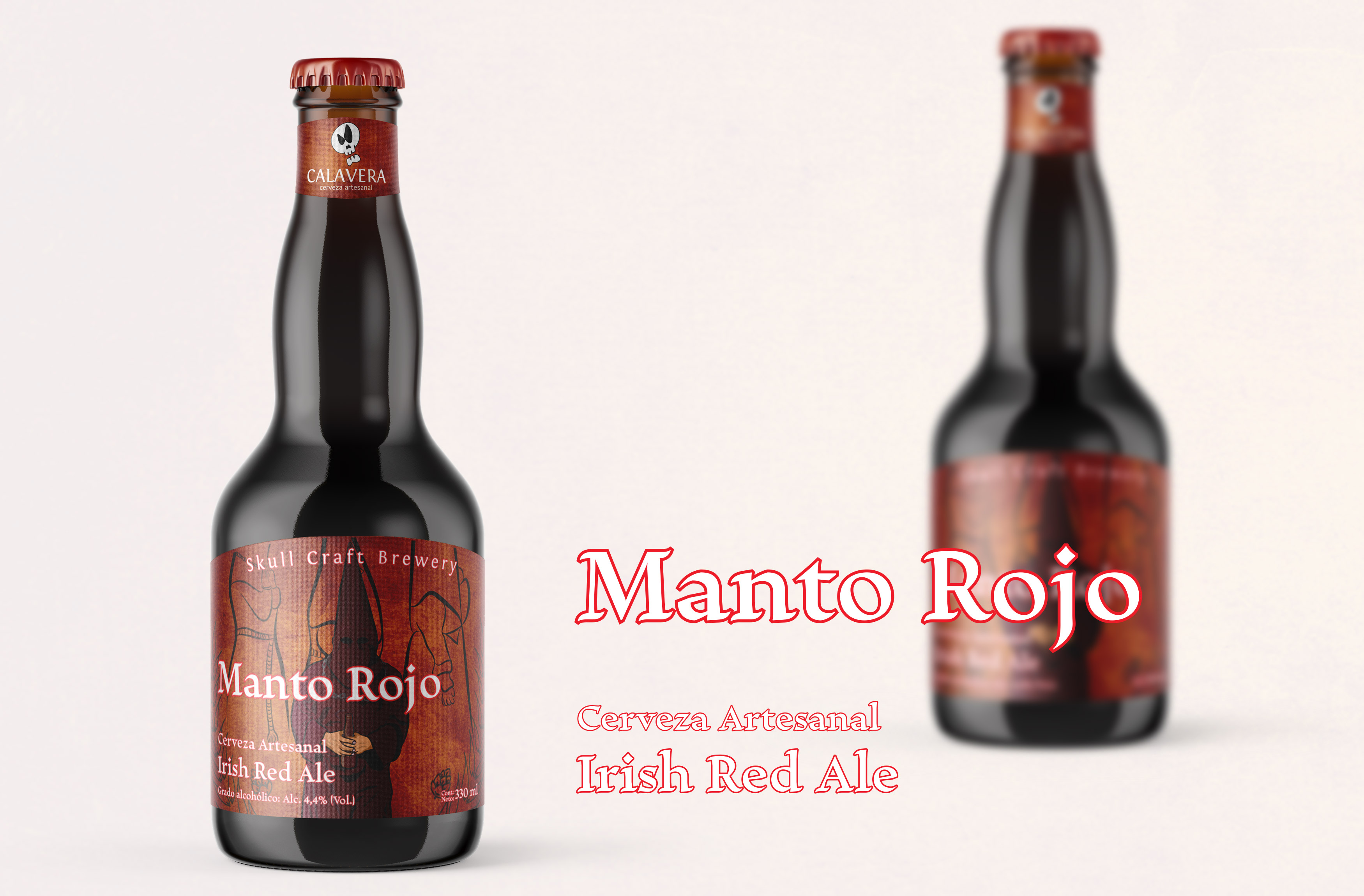 Diseño de etiqueta Manto rojo en Firstrein