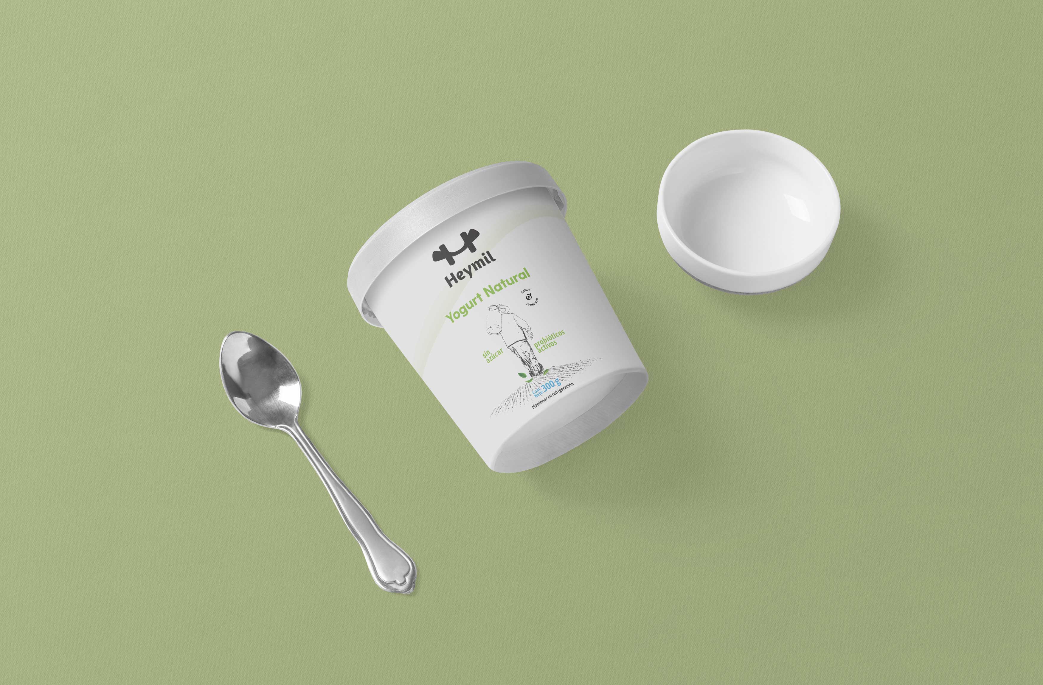 Diseño de etiquetas - Yogurt griego - Packaging - Soluciones de Firstrein