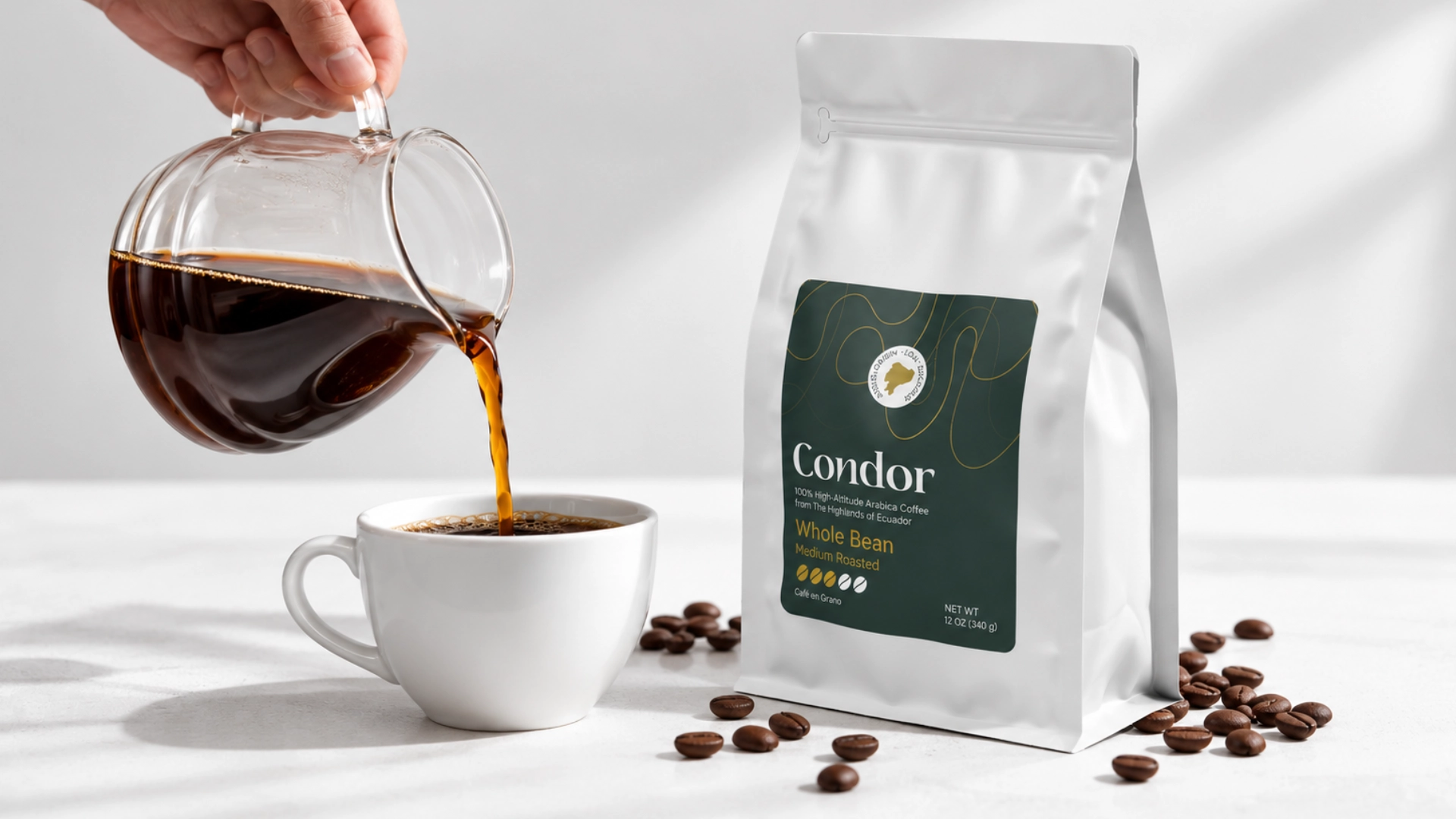 Diseño de packaging - Condor Coffee